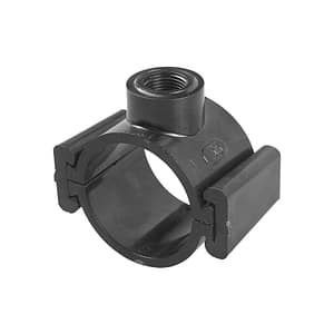 Abrazadera doble cuña