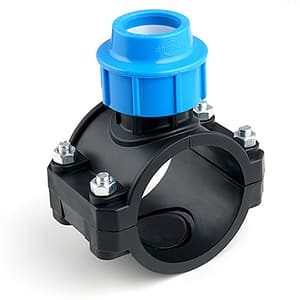 Abrazadera racor plástico