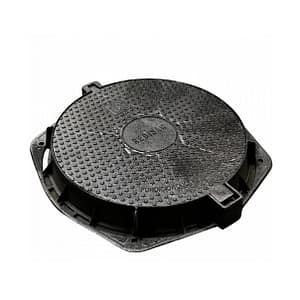 Marco y tapa para boca de registro de calzada